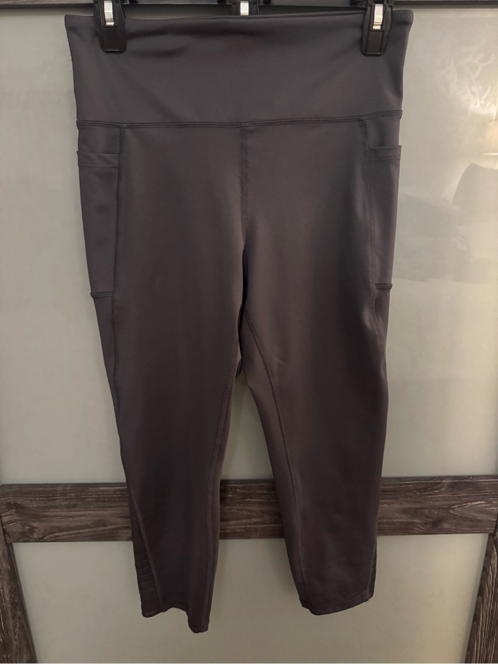 Bally’s High-Waist Pocket Workout Leggings — Charcoal